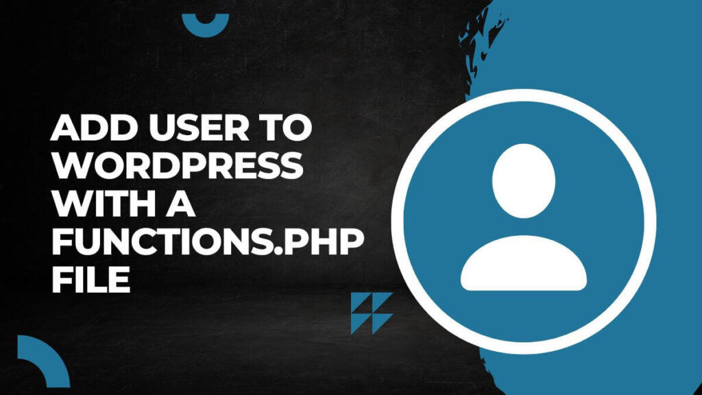 Add user to WordPress with a PHP file