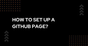 How to set up a GitHub page?